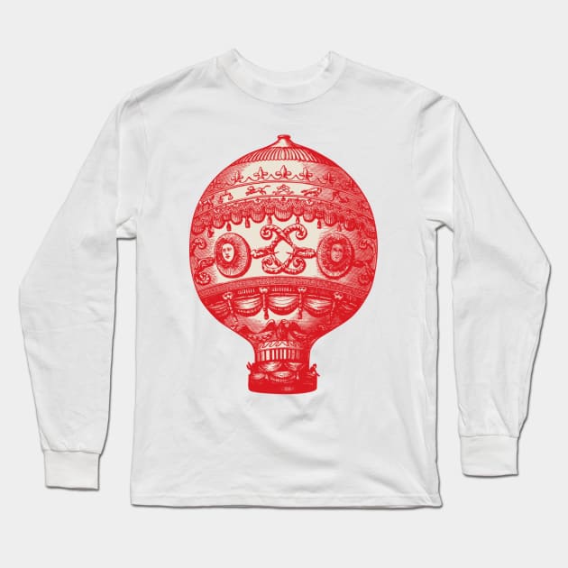 Red Balloon Long Sleeve T-Shirt by Superlust